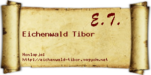 Eichenwald Tibor névjegykártya